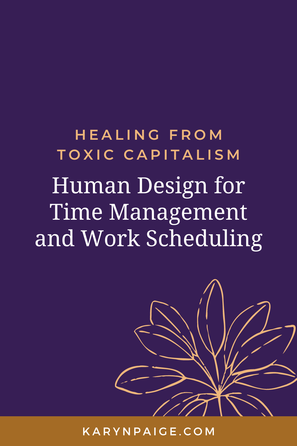 Embrace liberatory values and heal from toxic capitalism with Human Design. Learn how to analyze energy, creative processes, and communication for effective time management and work scheduling tailored to your aura type. Say goodbye to burnout. www.karynpaige.com