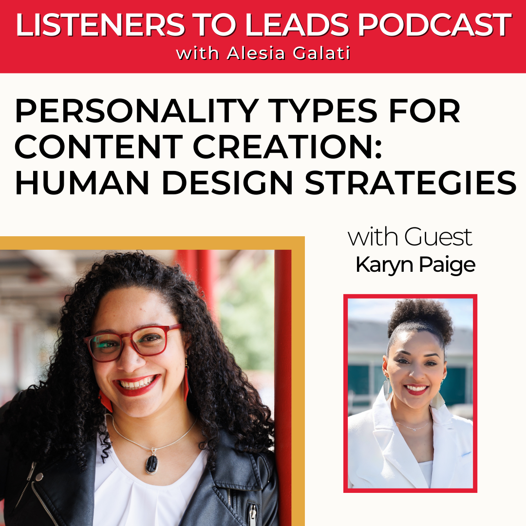 Cover image for the Listeners to Leads podcast episode featuring Karyn Paige